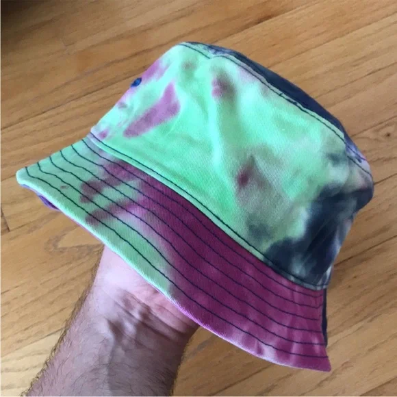 Tie Dye Embroidered Bucket Hat Unisex (Brand New) - Picture 9 of 12